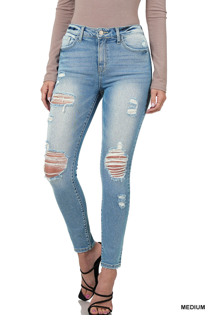 Distressed Skinnies