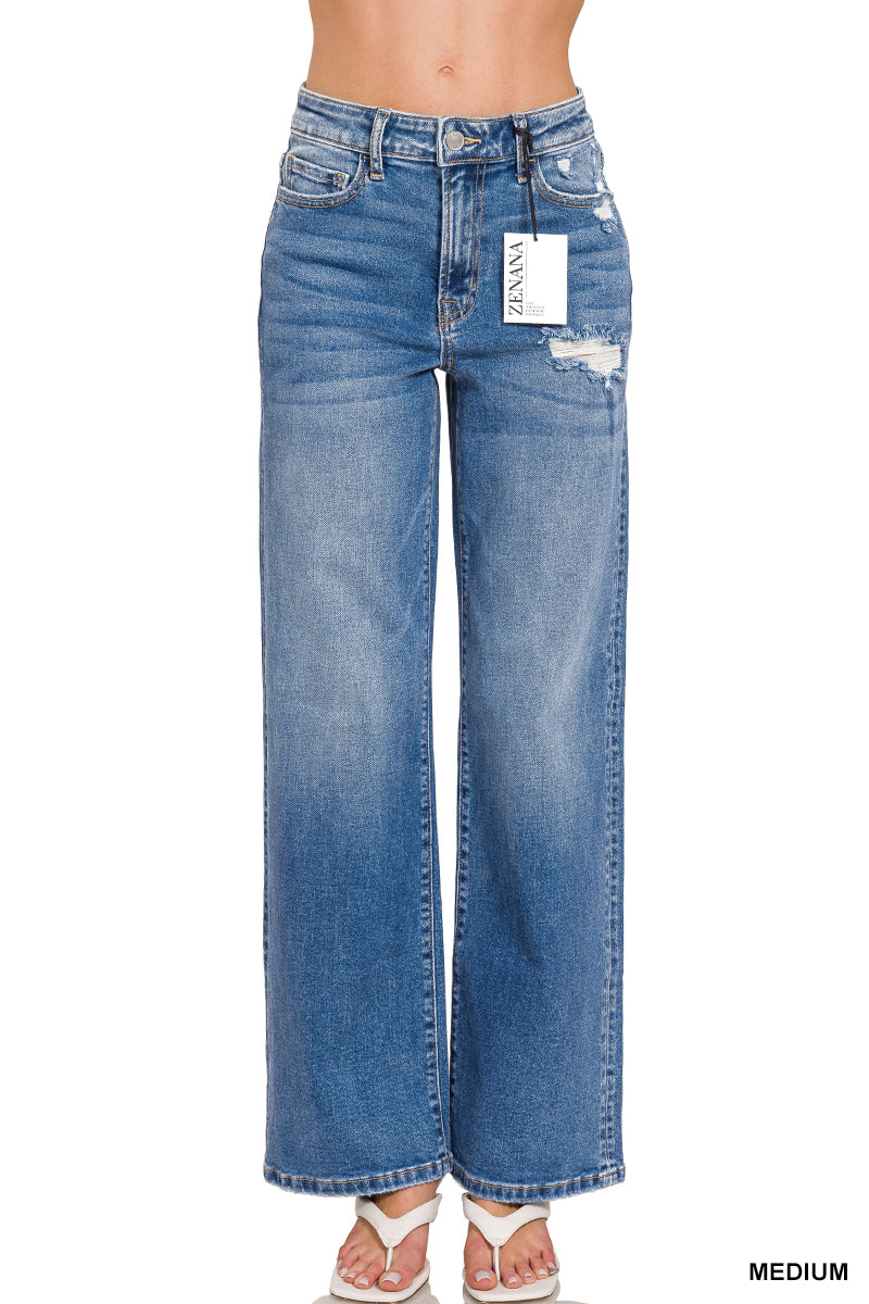 Straight High Waist Jeans