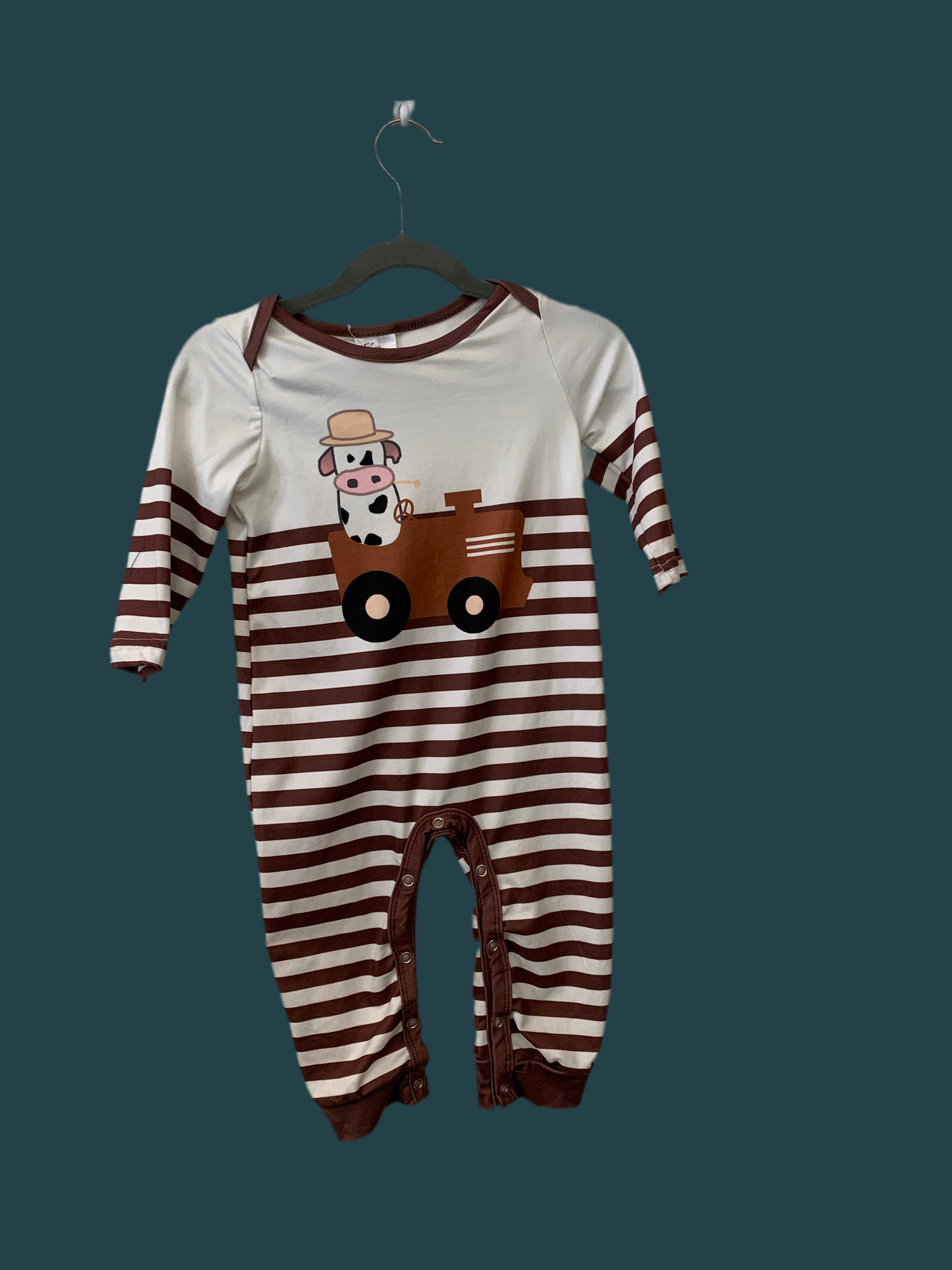 Brown Cow Romper