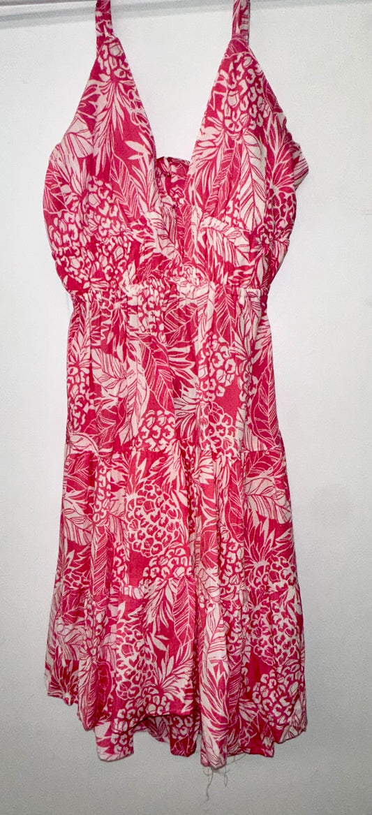 Mini Twist Keyhole Dress