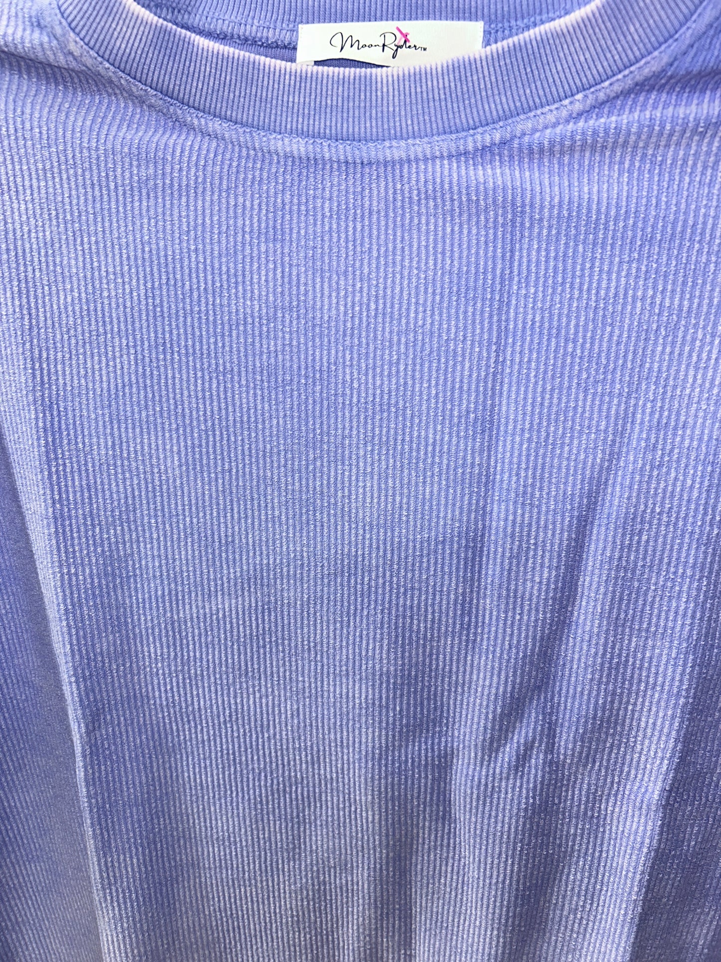 Luxe Corded Crewneck