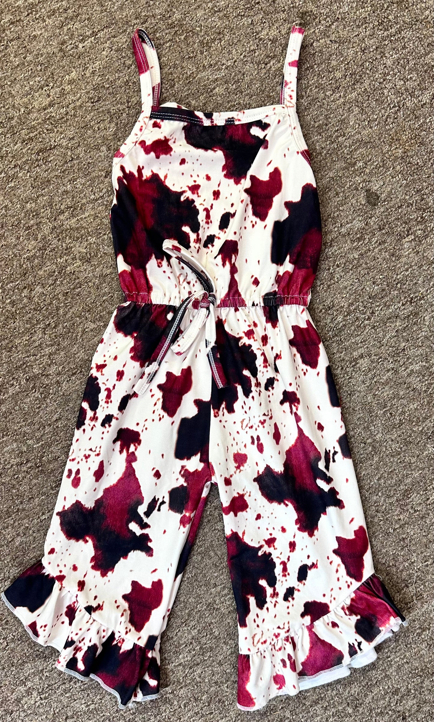 Cow Print Jumpsuit