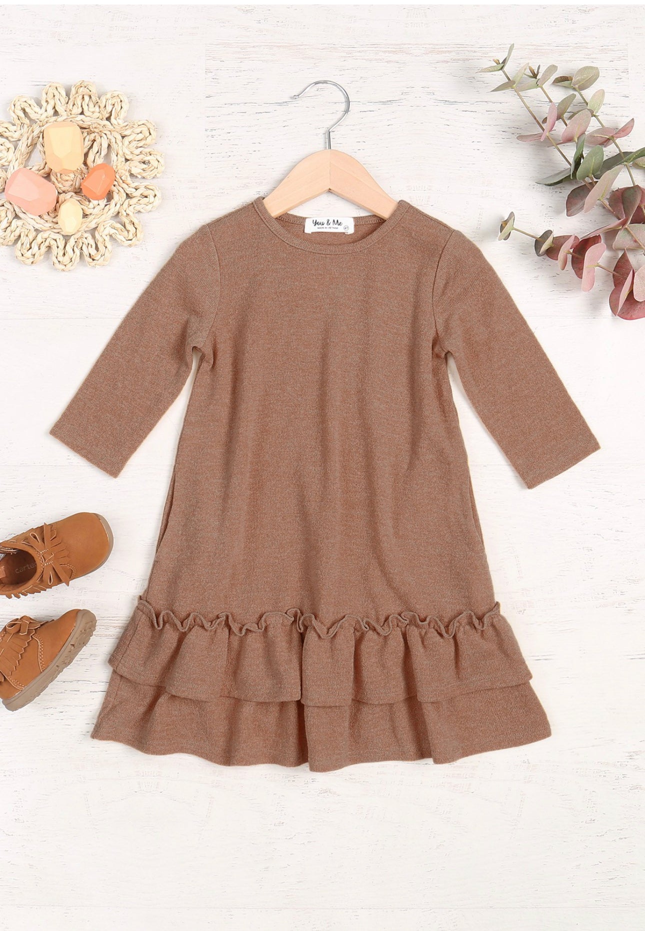 Ruffle Hem Dress