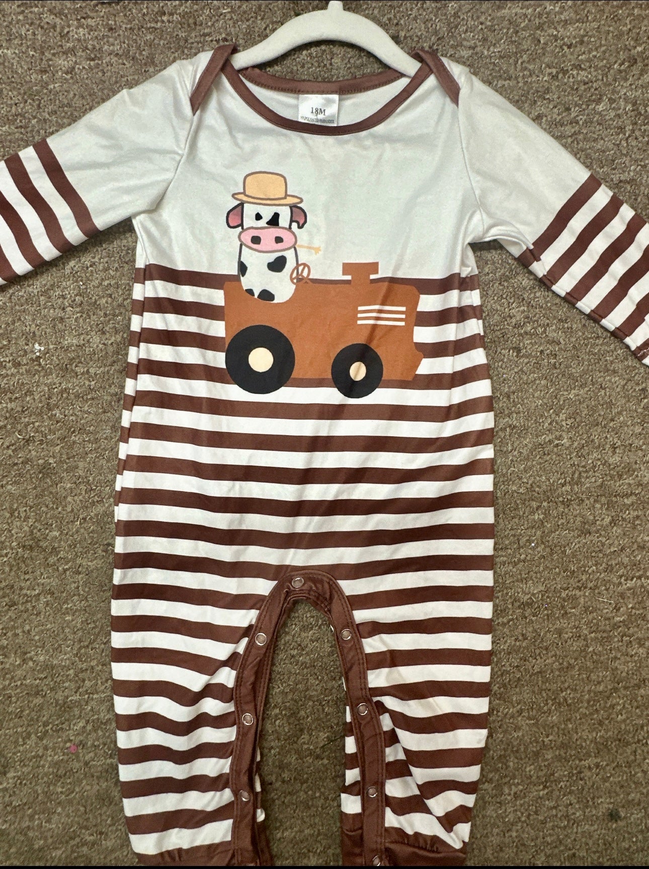 Brown Cow Romper