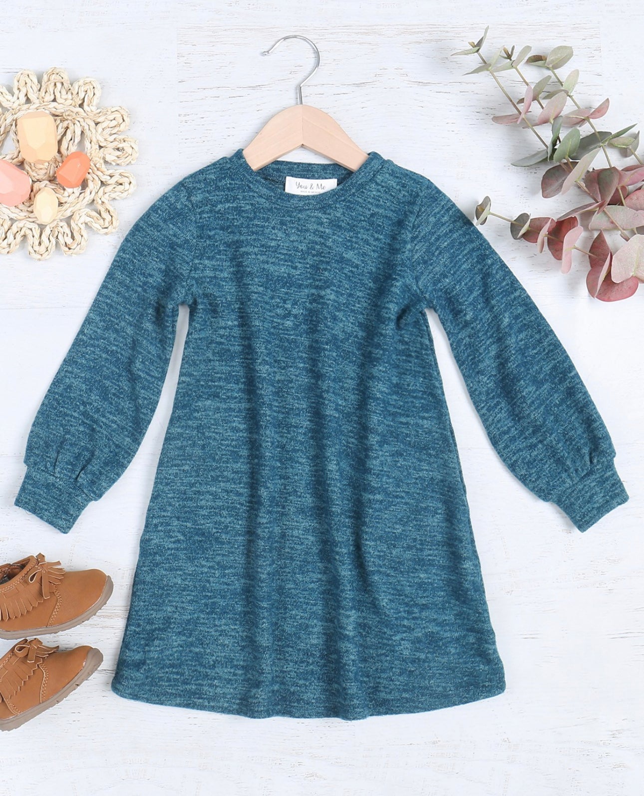 Long Sleeve Puff Dress