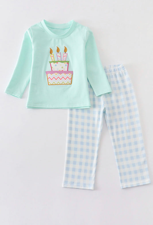 Green Birthday Boy Set