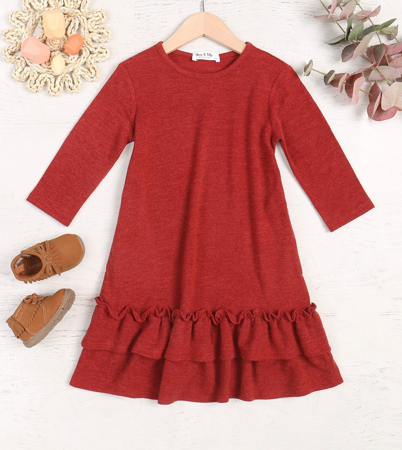 Ruffle Hem Dress