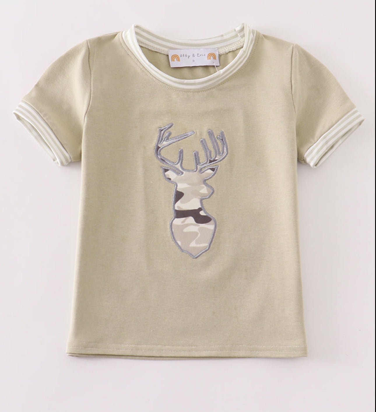 Camo Deer Applique Tee