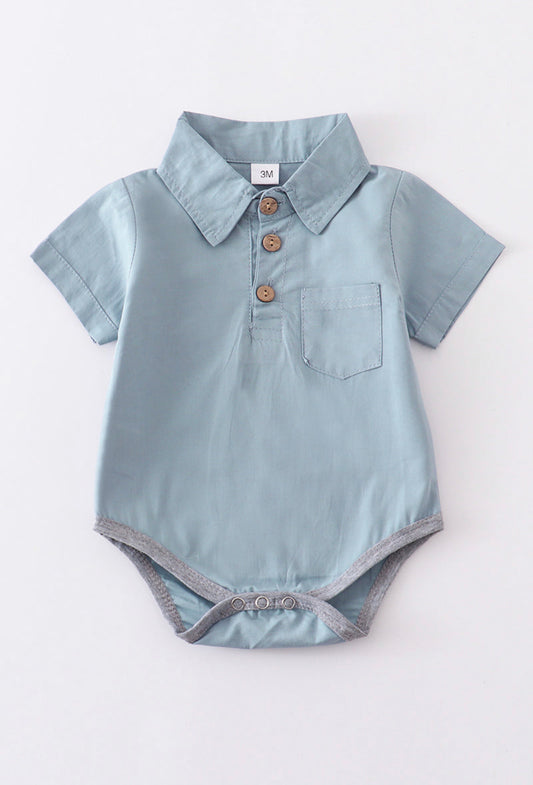 Ocean Button Down Romper