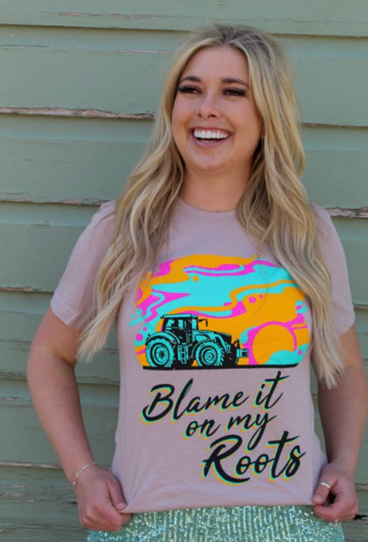 Blame It On My Roots Tee
