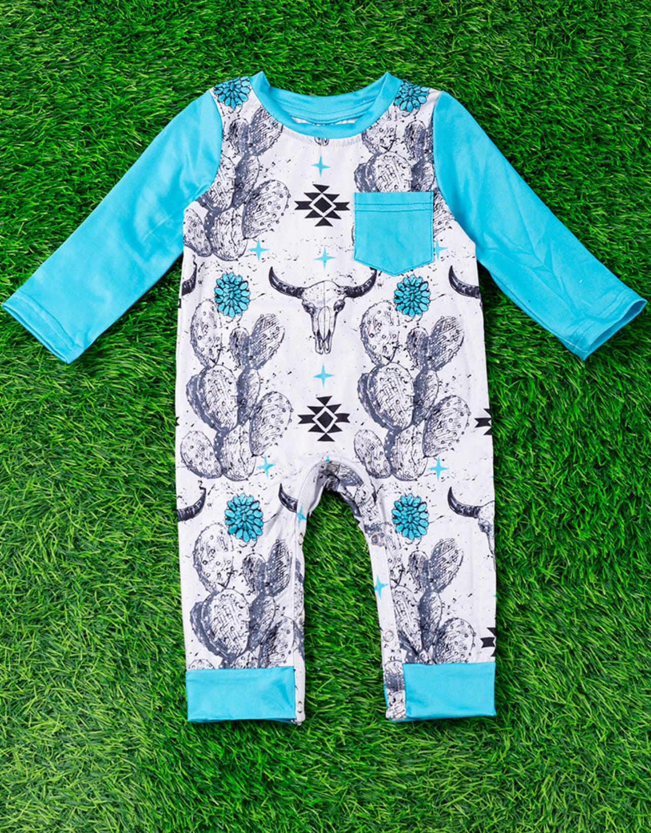 Cactus and Bull Romper