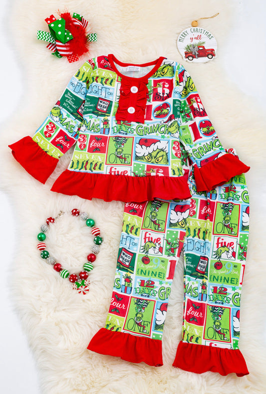 12 Days Of Grinchmas PJs