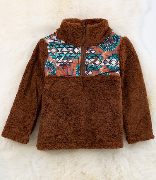 Aztec & Concho Pullover