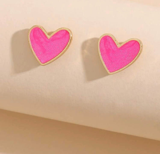 Heart Studs