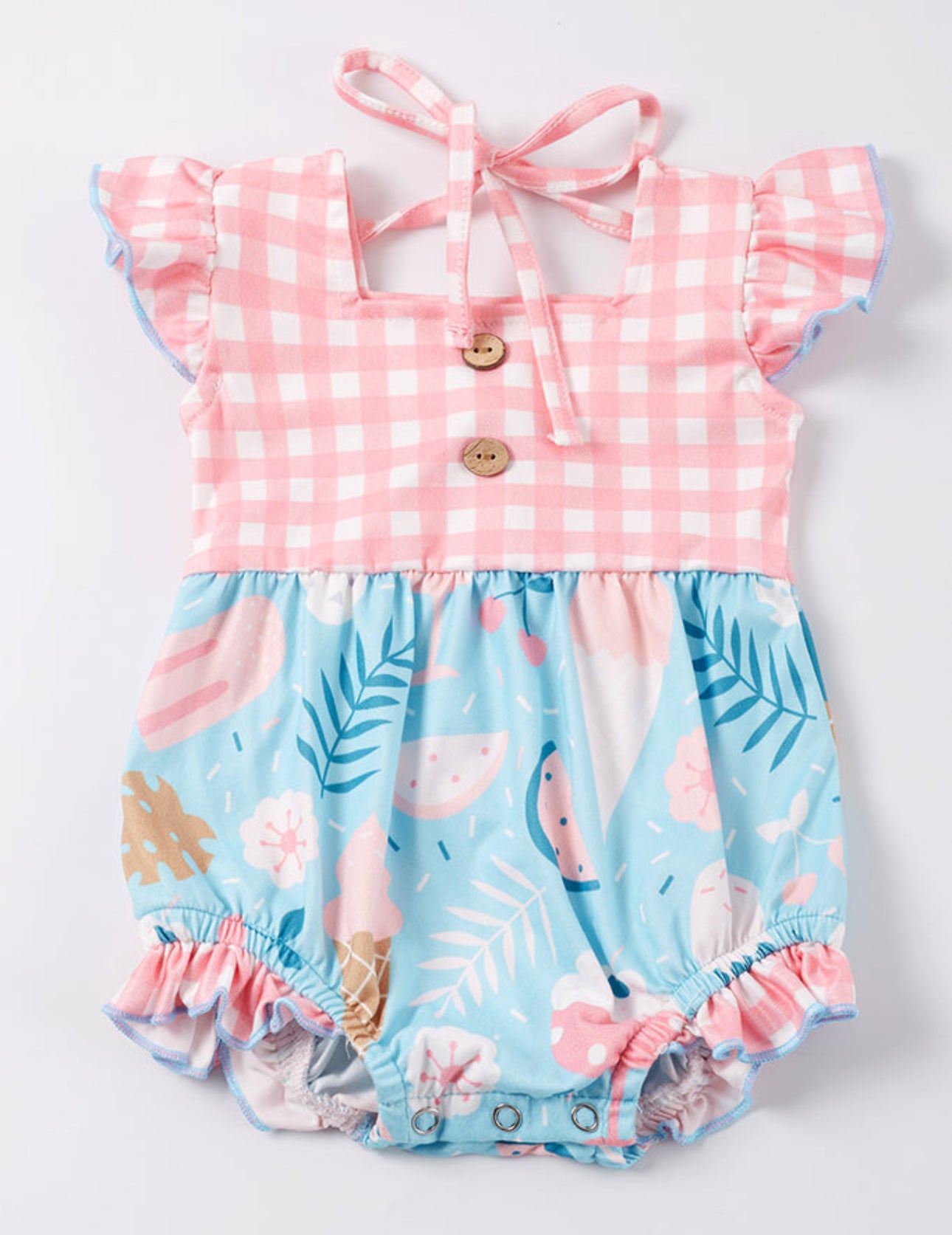 Plaid Ice Cream Bubble