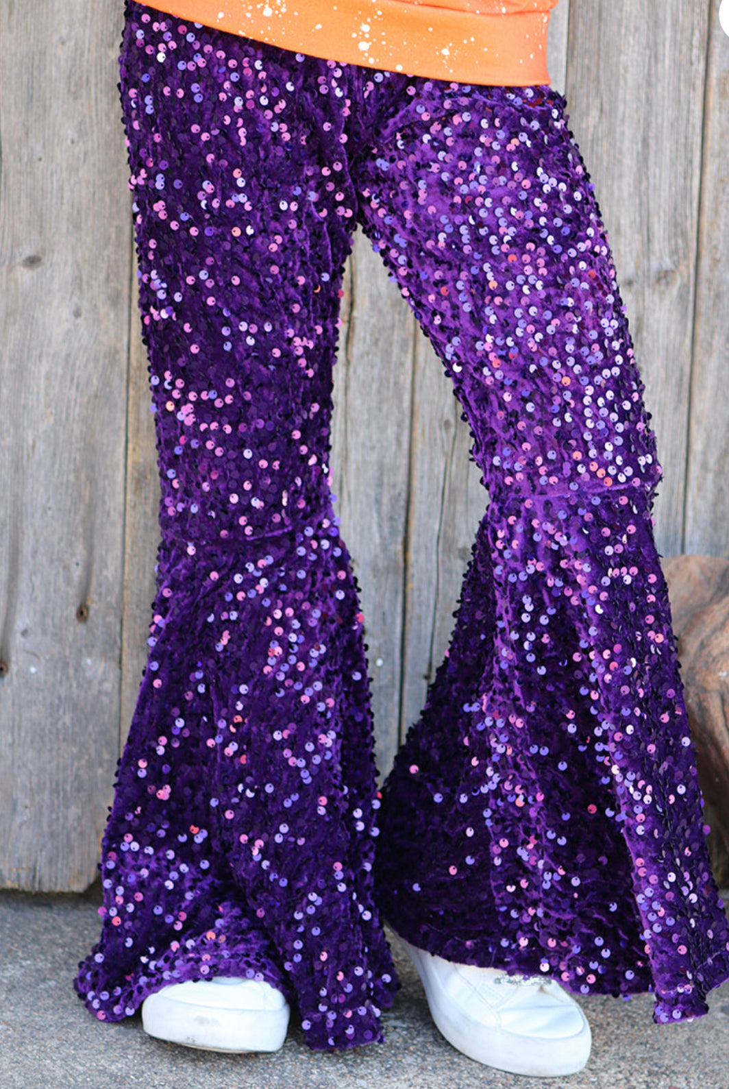 Purple Sequin Bells