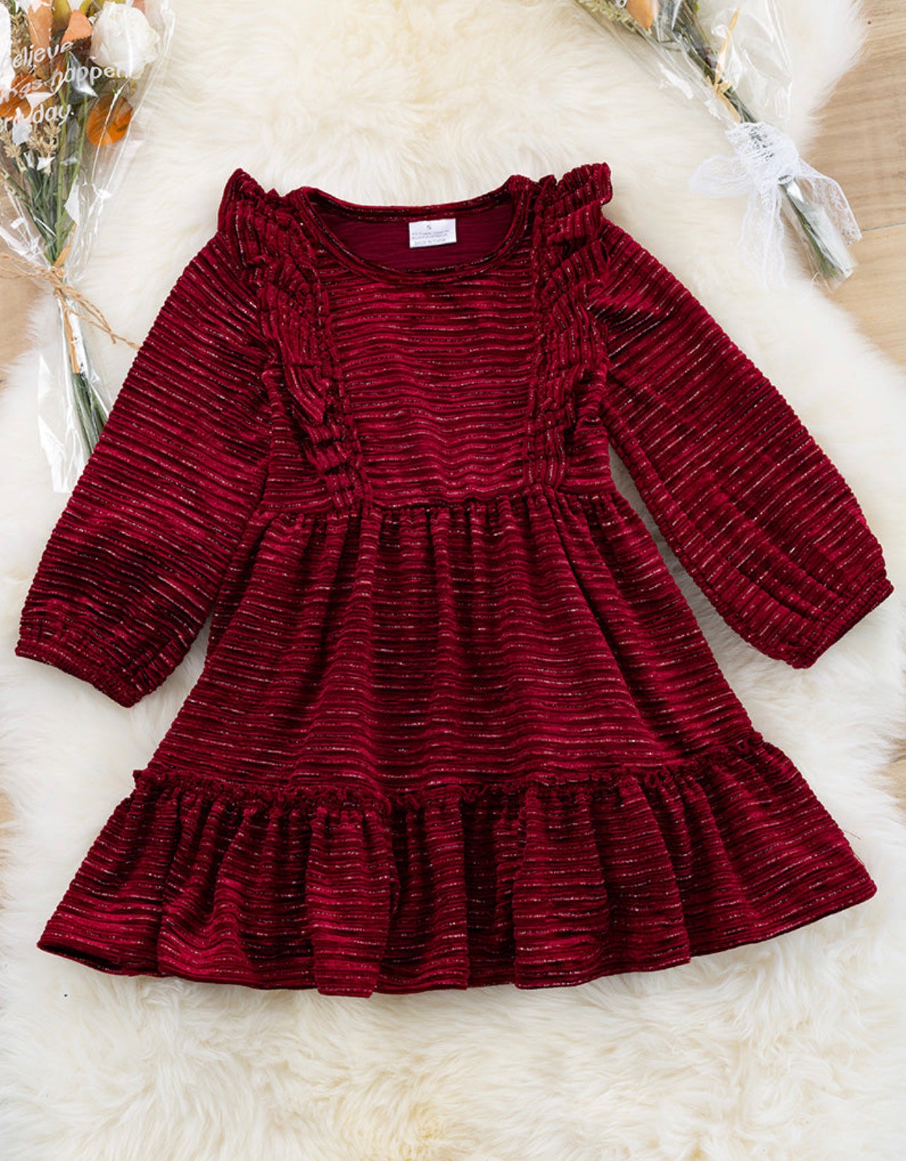 Ruffle Hem Dress