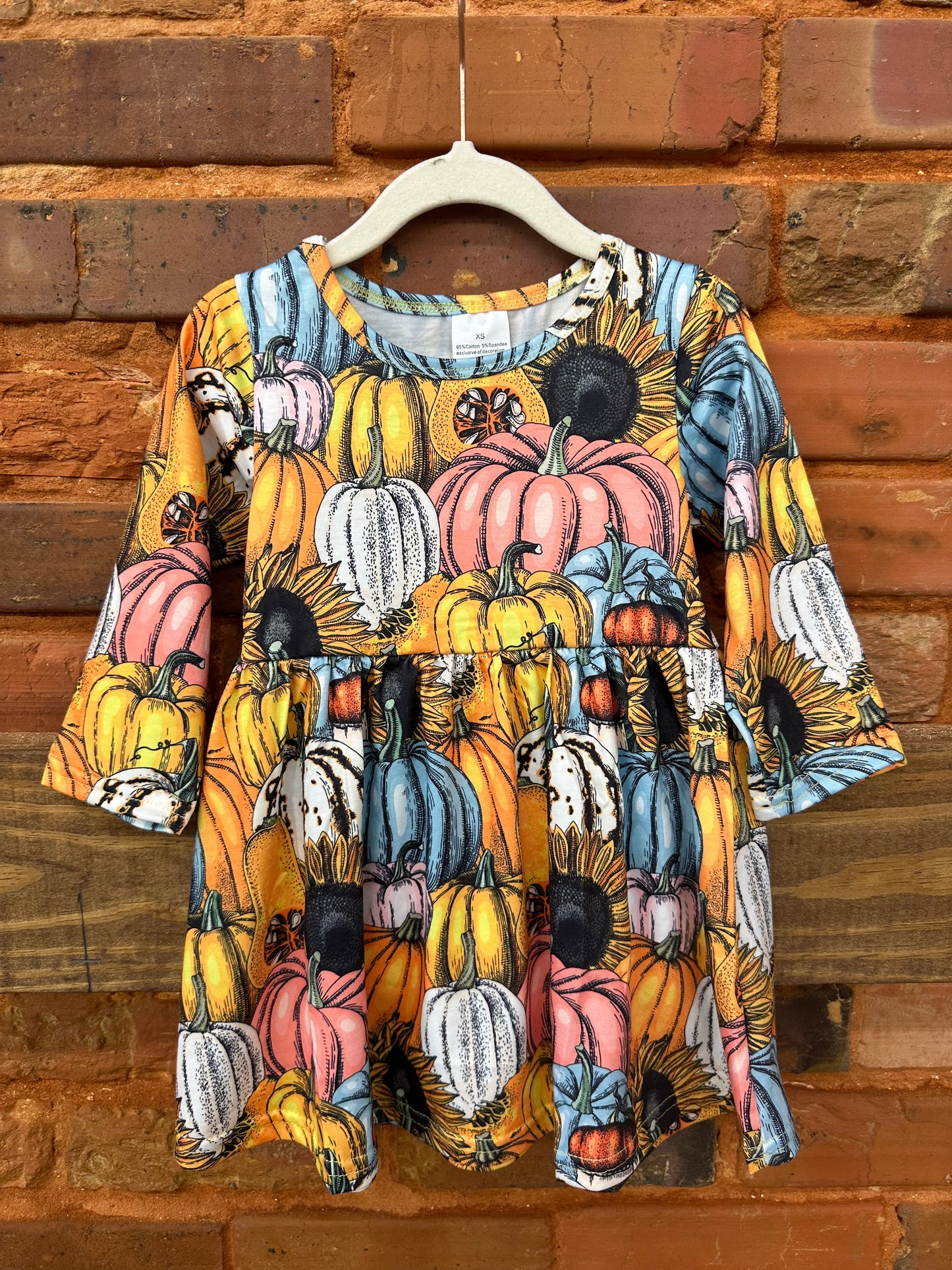 Watercolor Pumpkin Dress