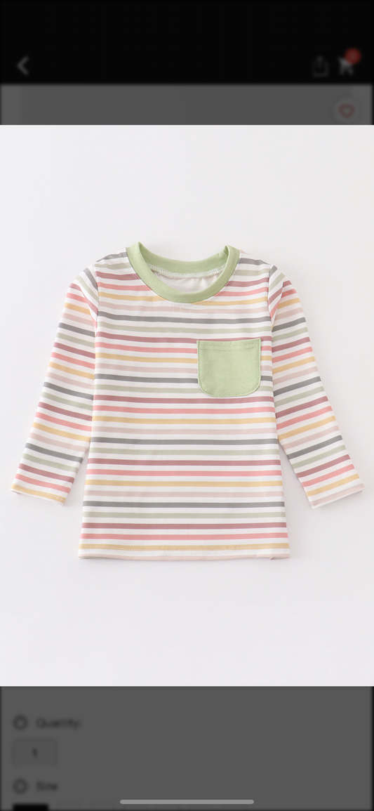 Stripes Pocket Tee