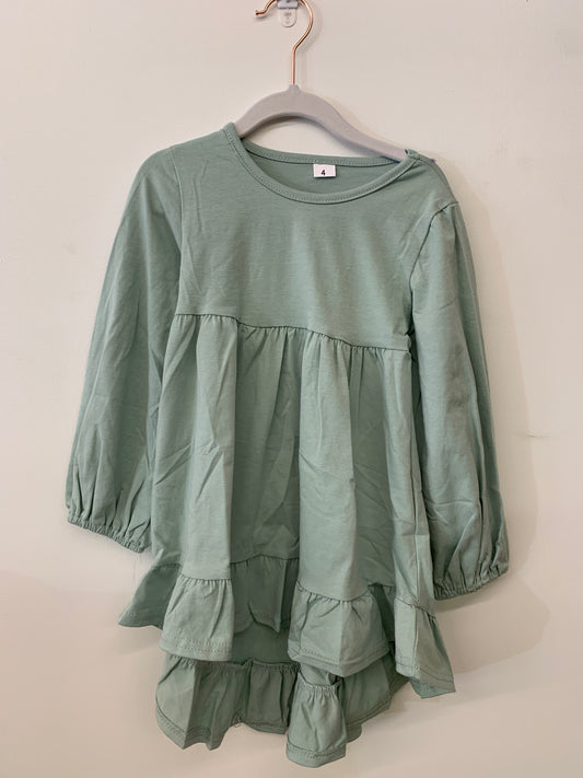 Long Sleeve Ruffled Top