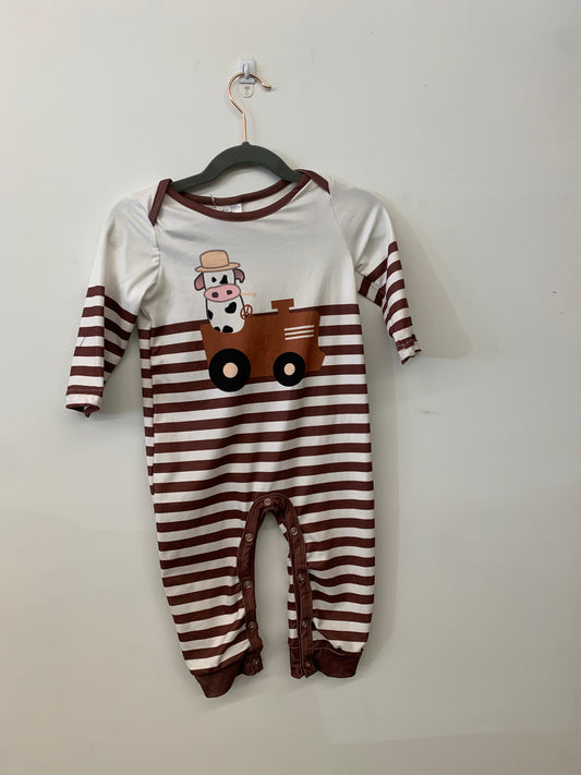 Brown Cow Romper