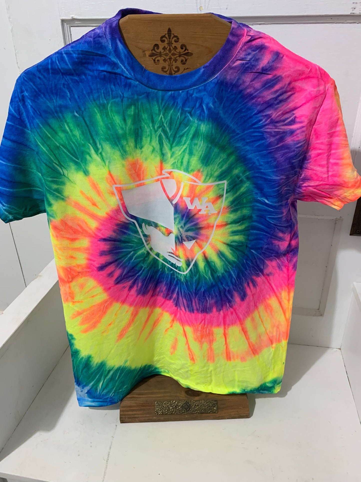 Tie dyed glow in the dark PAT shirt