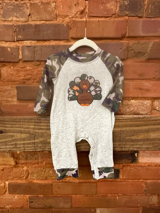 Camo Turkey Romper