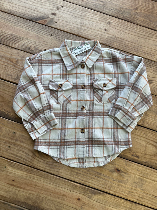 Plaid Unisex Shacket