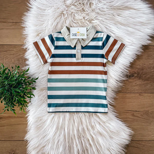 Moody Stripes Polo