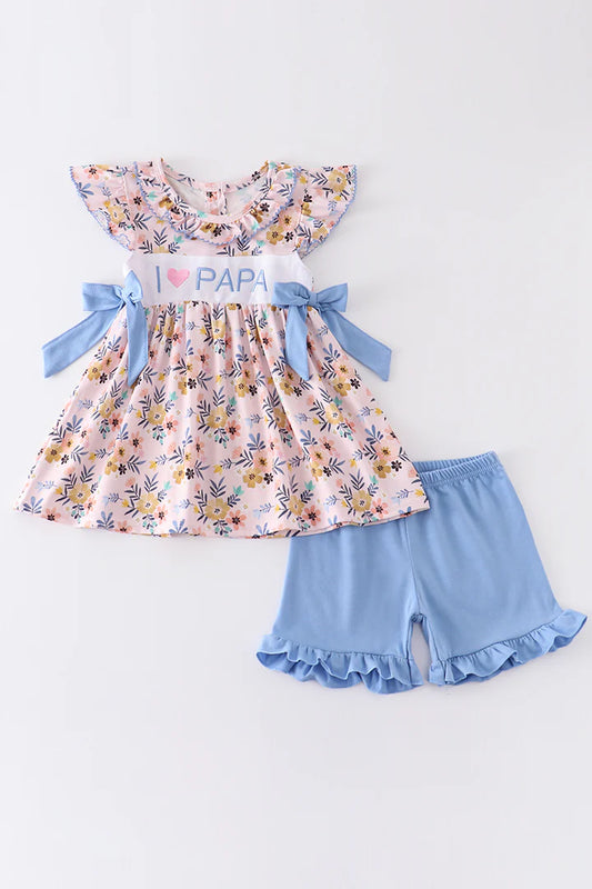 Floral I Love Papa Set