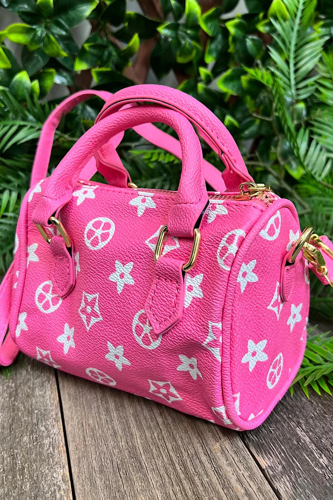 Hot Pink Star Satchel