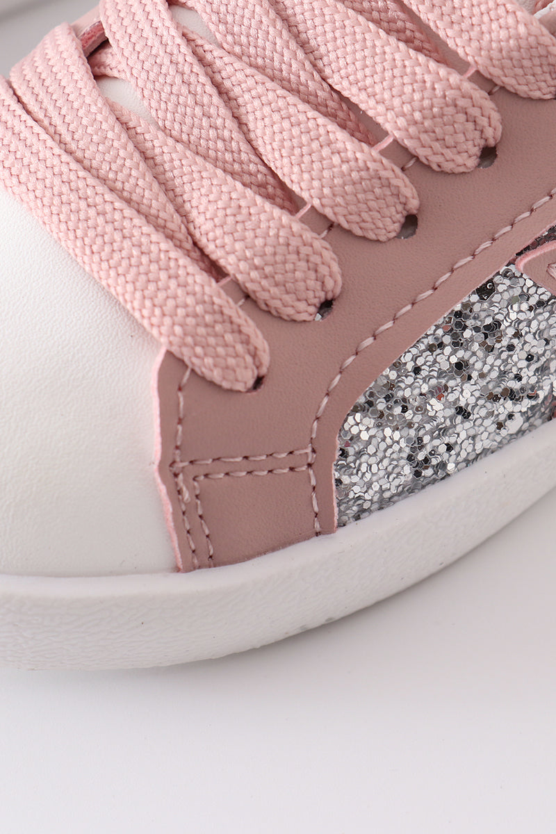 Pink star glitter Shoes