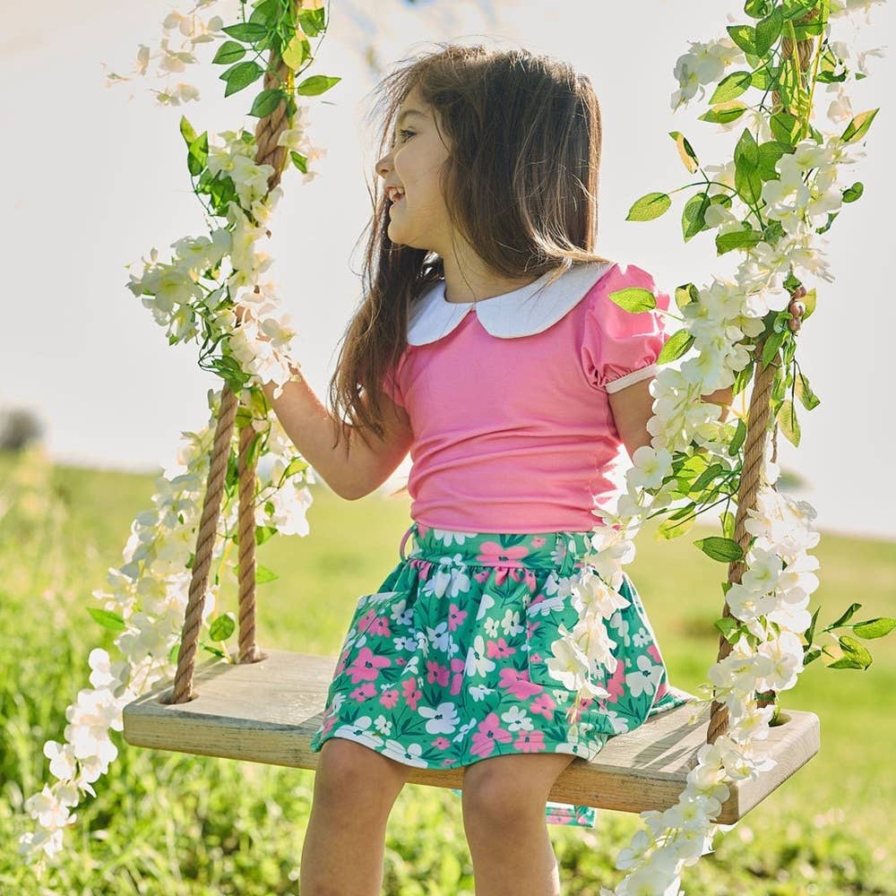 Simple Blooms Skort