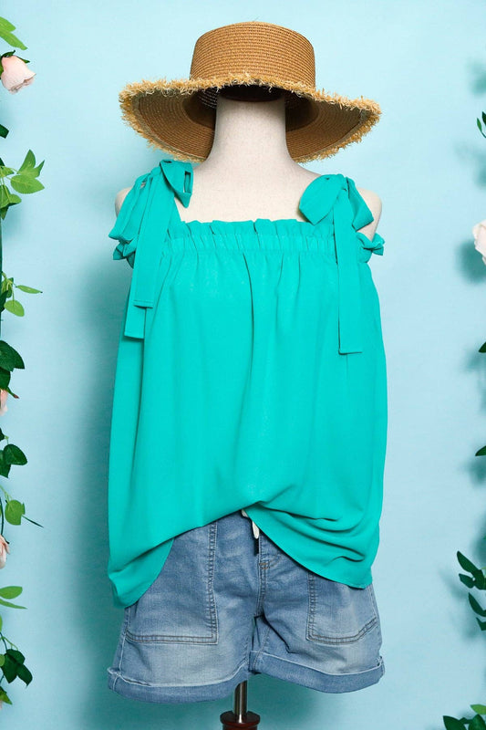 Crepe Frilled Top