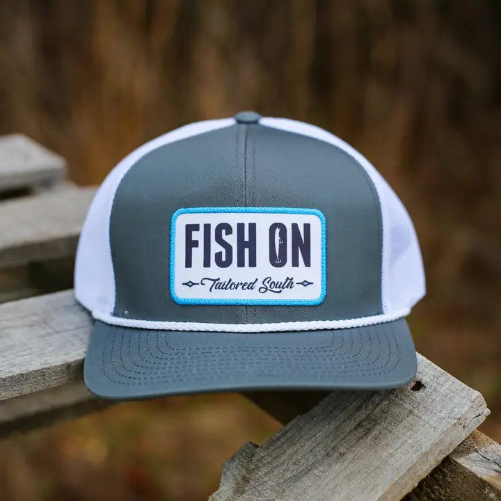 Fish on hat