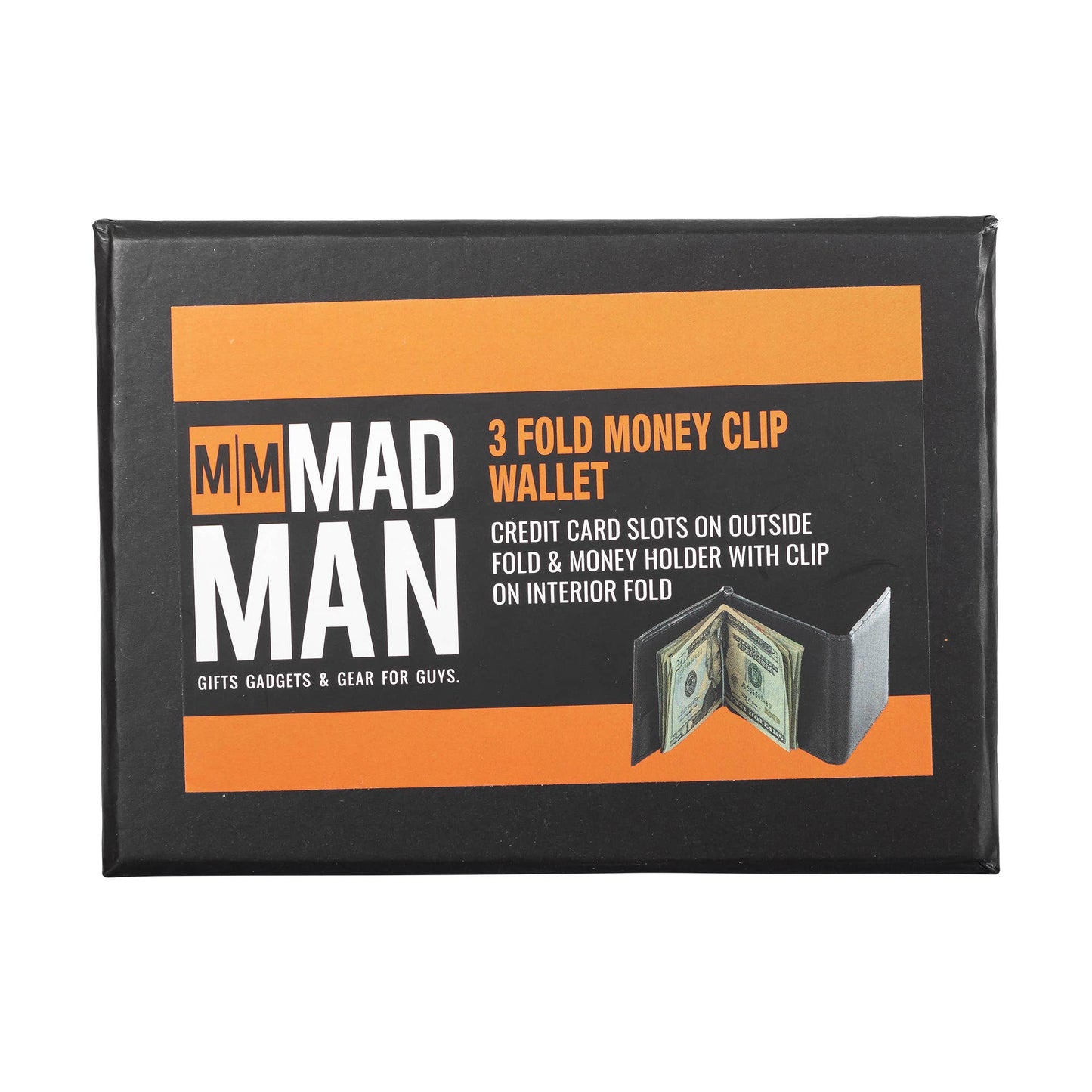 Tri Fold Money Clip Wallet