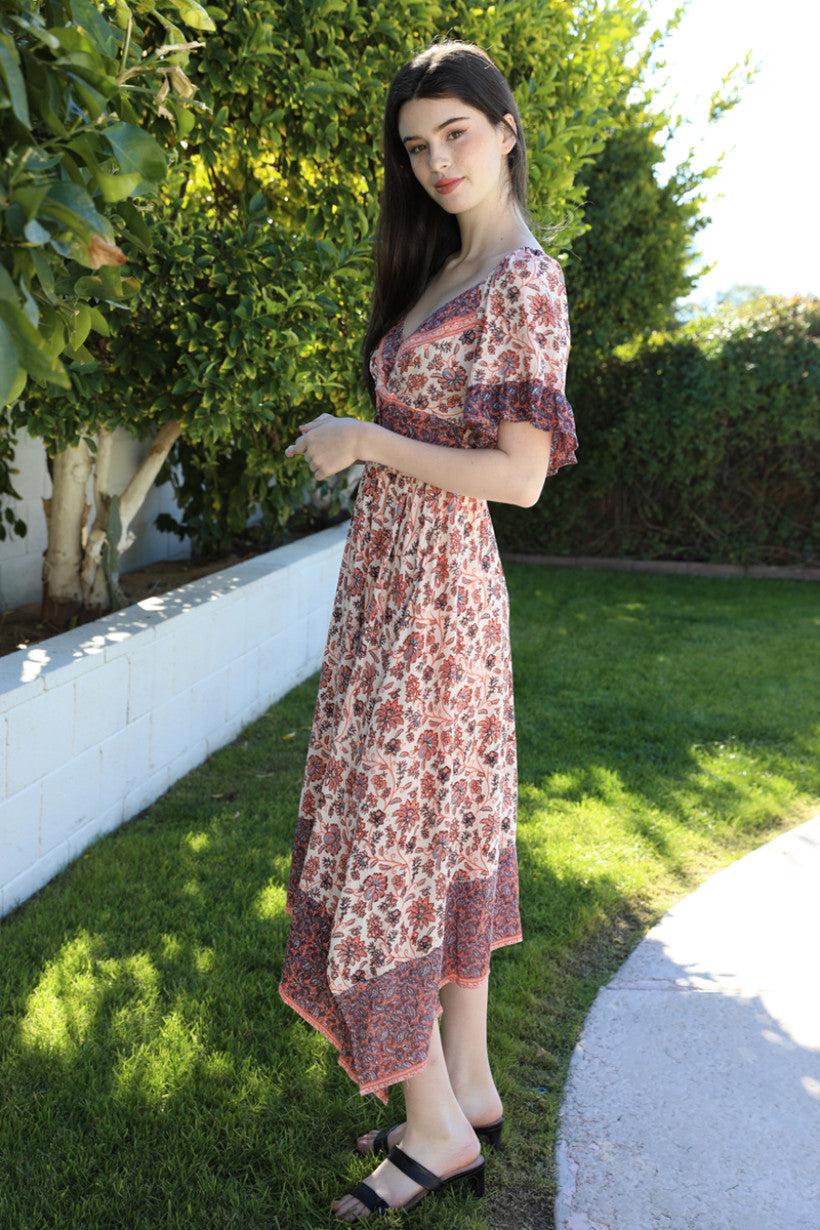 Short Sleeve Maxi Dress