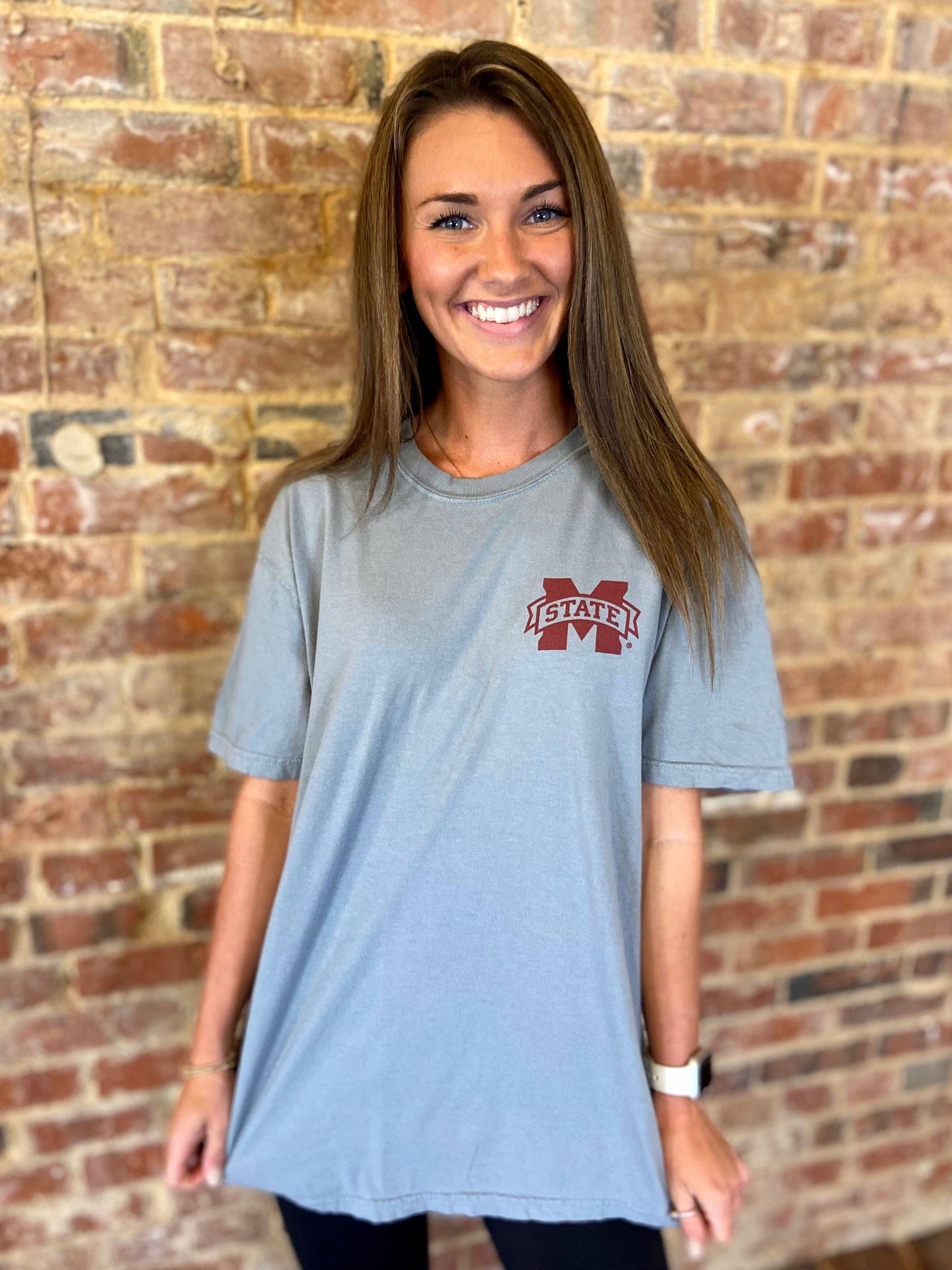 MSU Stripes Tee