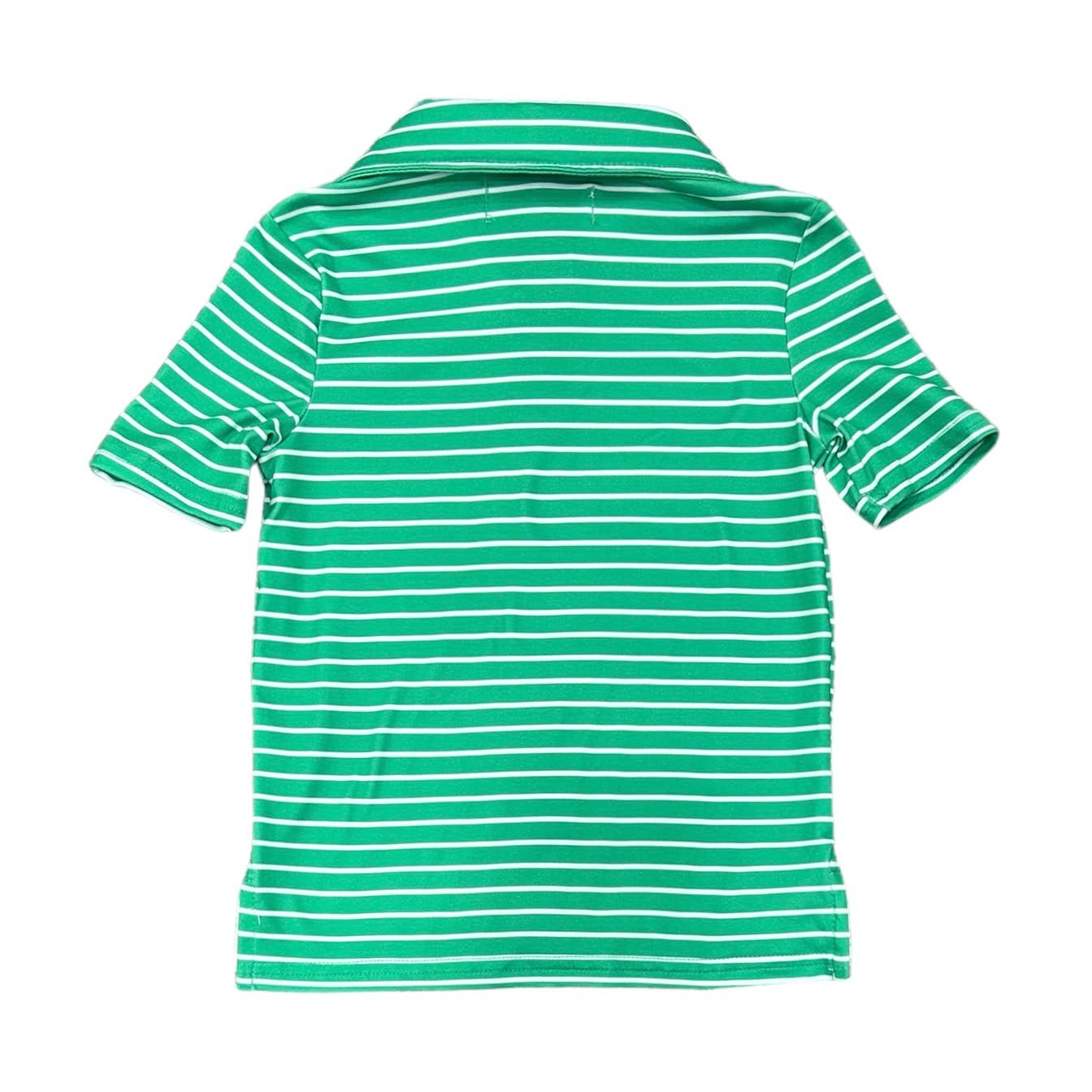 Green Stripe Polo Shirt