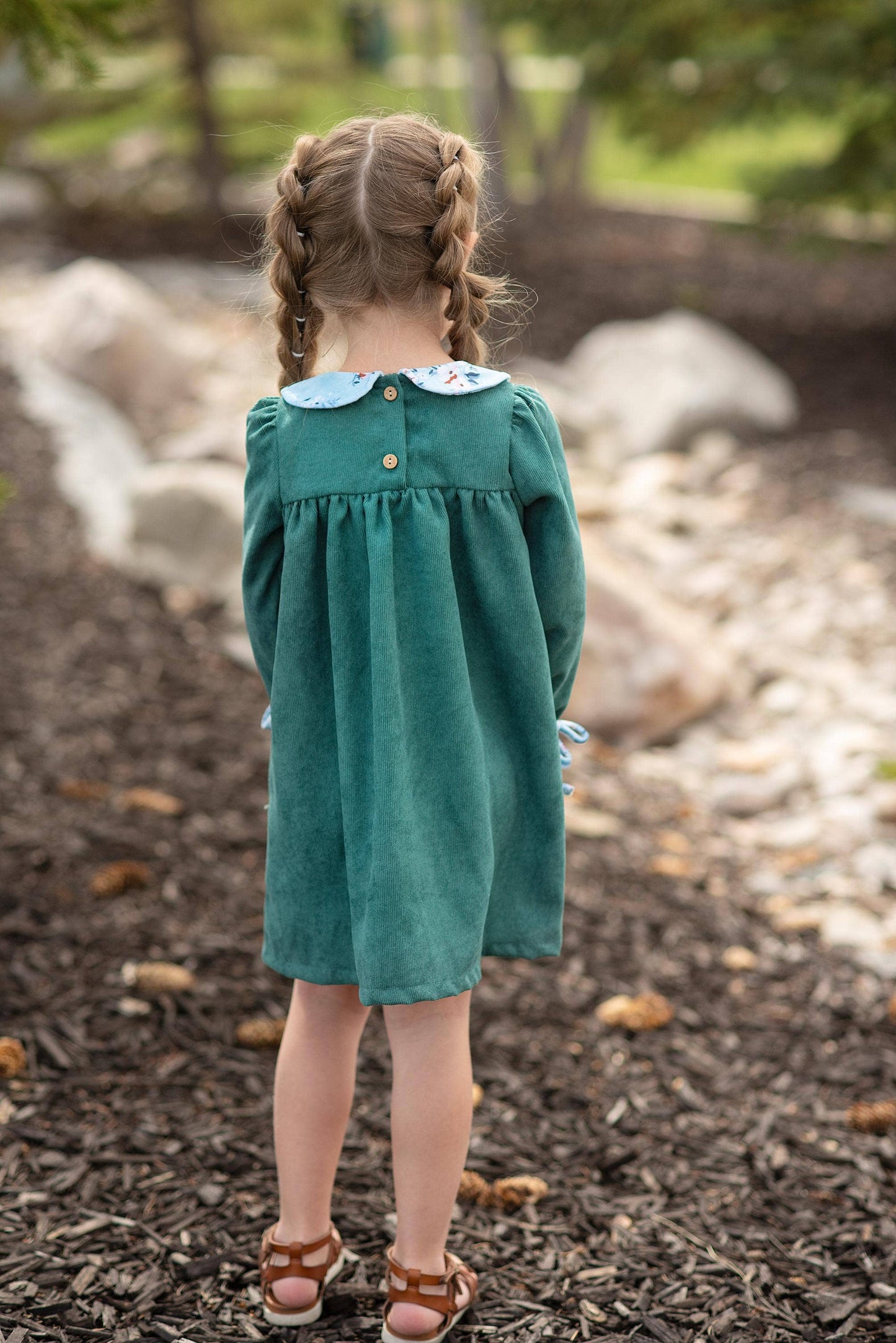 Corduroy Pocket Dress