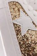 Gold Glitter Star Shoes