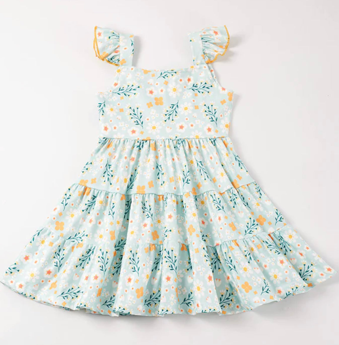 Yellow Flowers Dress