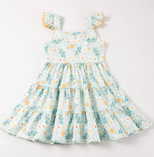 Yellow Flowers Dress