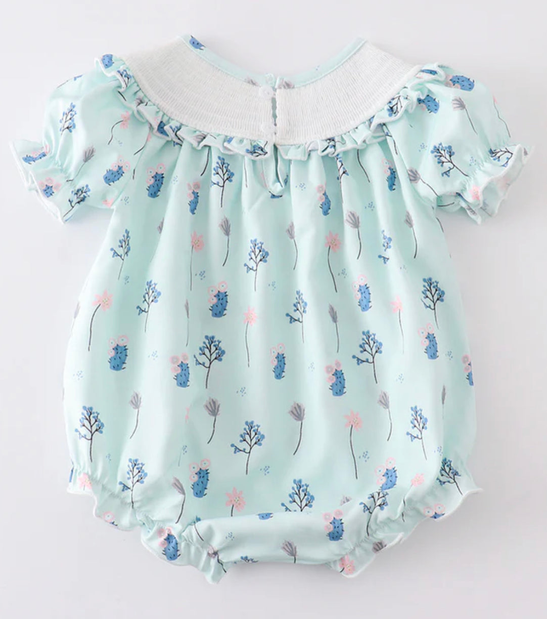 Mint Cactus Romper