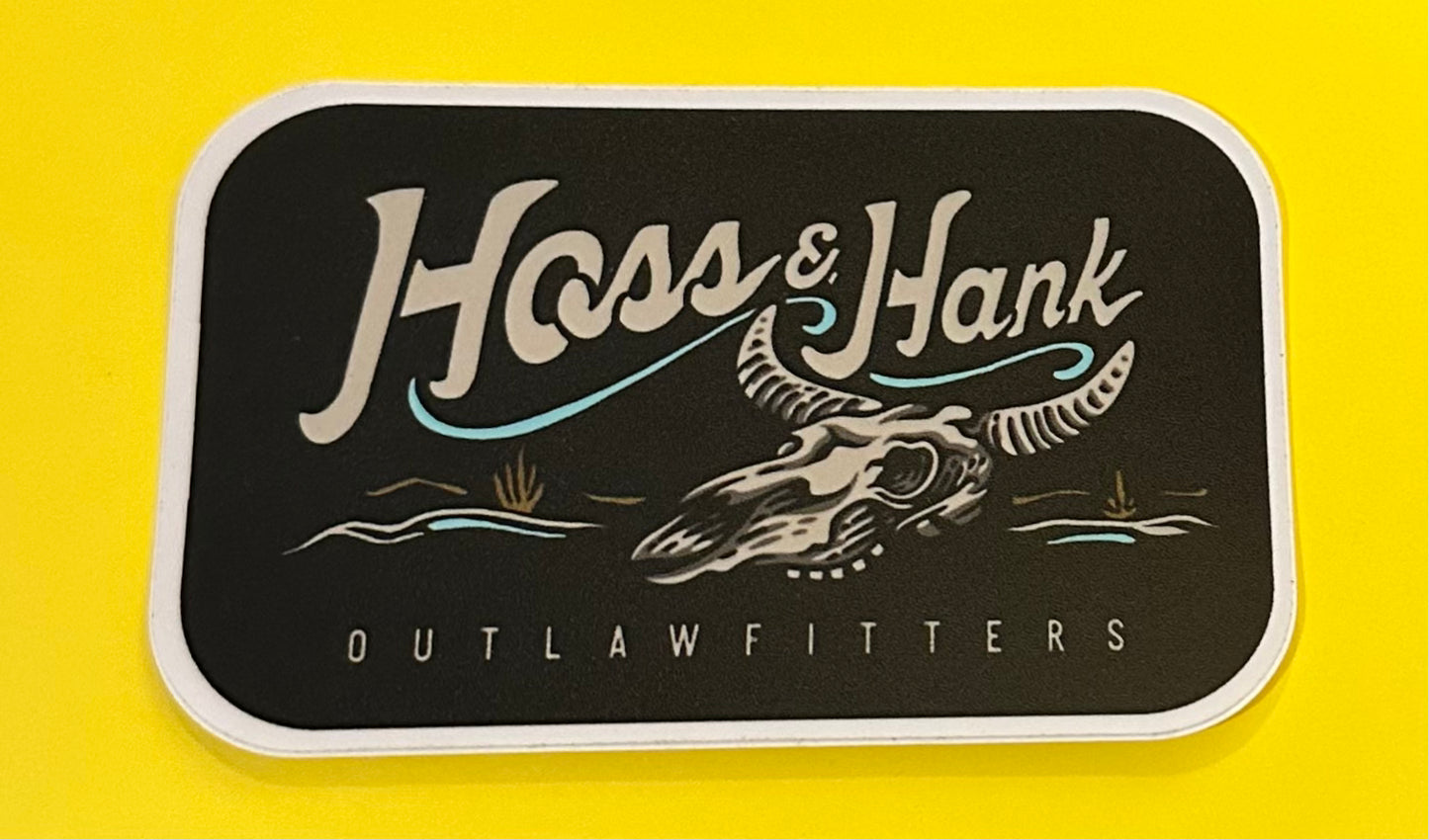 Hoss and Hank Sticker