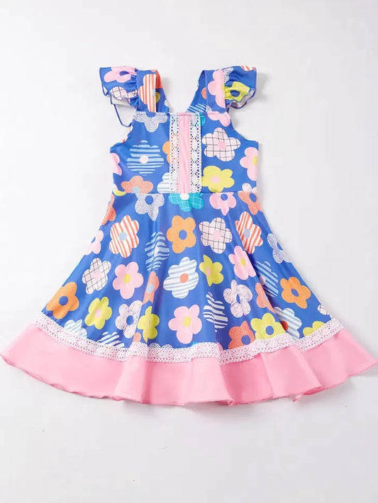 Purple Flower Dress