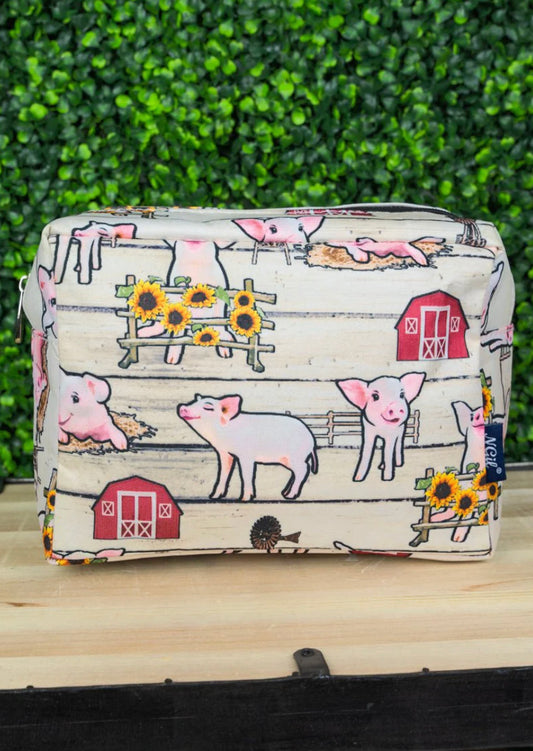 Getting Piggy With It Cosmetic Case