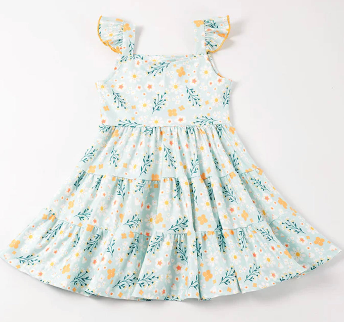 Yellow Flowers Dress