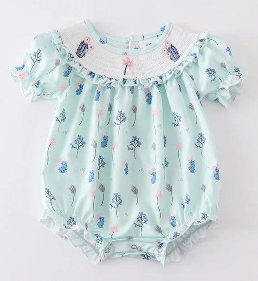 Mint Cactus Romper