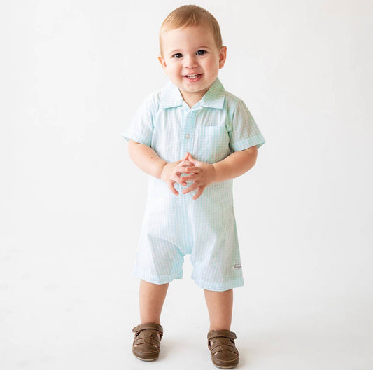 Light Aqua Gingham